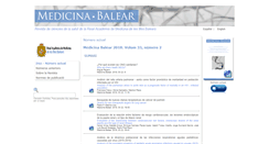 Desktop Screenshot of medicinabalear.org